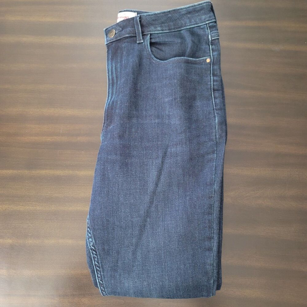 Wrangler Jeans Women Size 12 Skinny High Rise Unforgettable Blue 28" Inseam - Picture 12 of 14